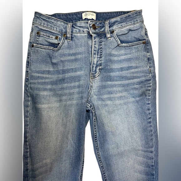 Candice Cameron Bure Denim 4T High Waisted Cropped Straight Leg Jeans - Picture 2 of 6